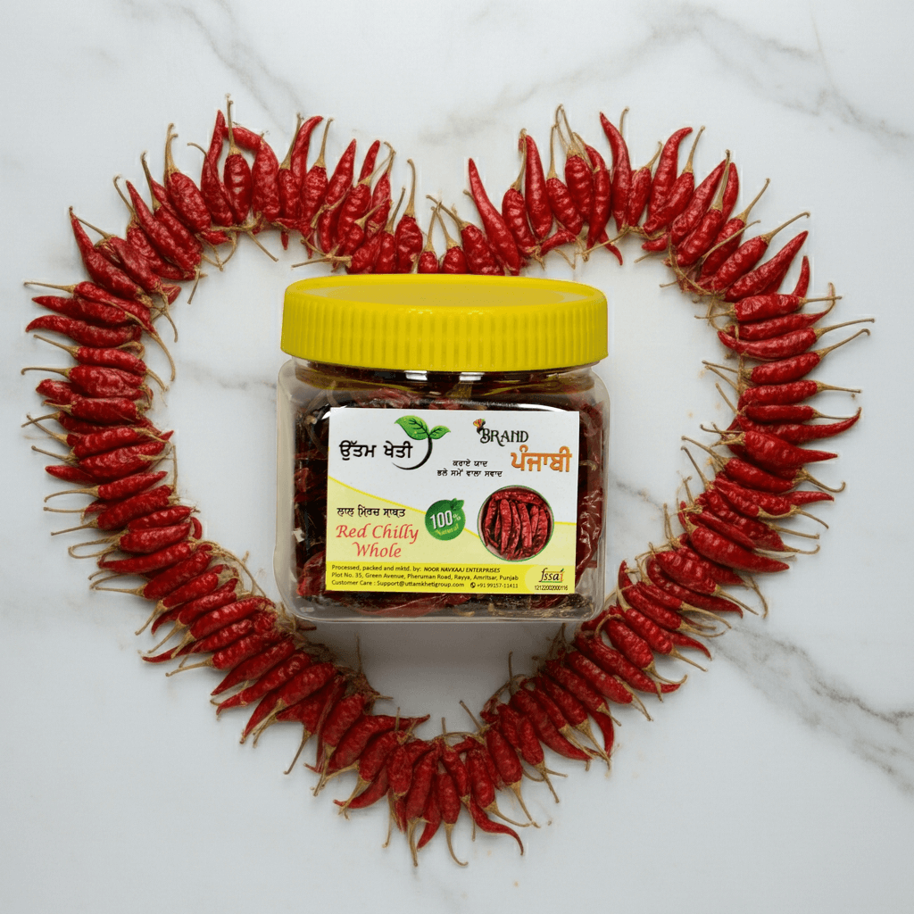 lal-mirch-sabut uttam kheti lal mirch sabut whole red chilli 50g