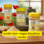 Premium Sundh Char Magaz Khuskhus Panjiri Combo Pack - Traditional Nutritious Mix for Postpartum Recovery and Winter Warmth by Uttam Kheti Group